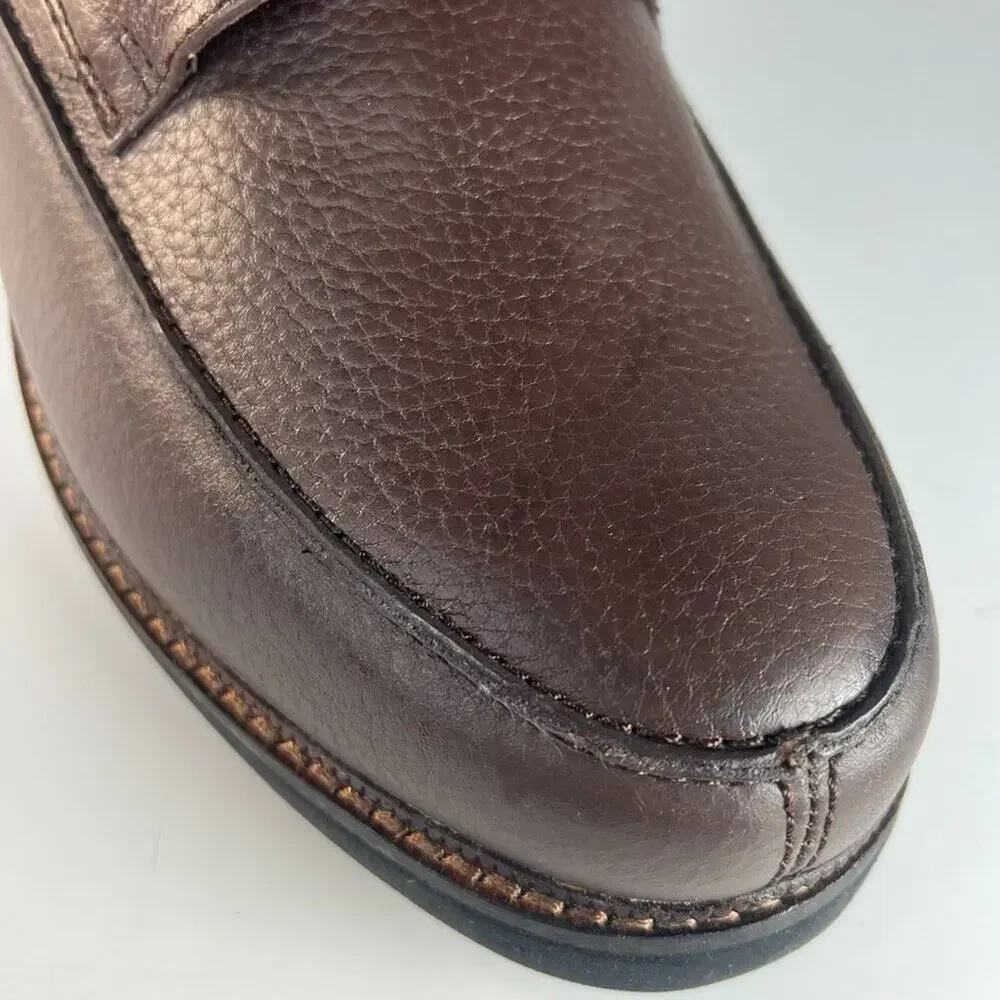 Apex Uneven Legs Lexington Brown Leather Oxford Dress Shoes Men 9.5 NWOT